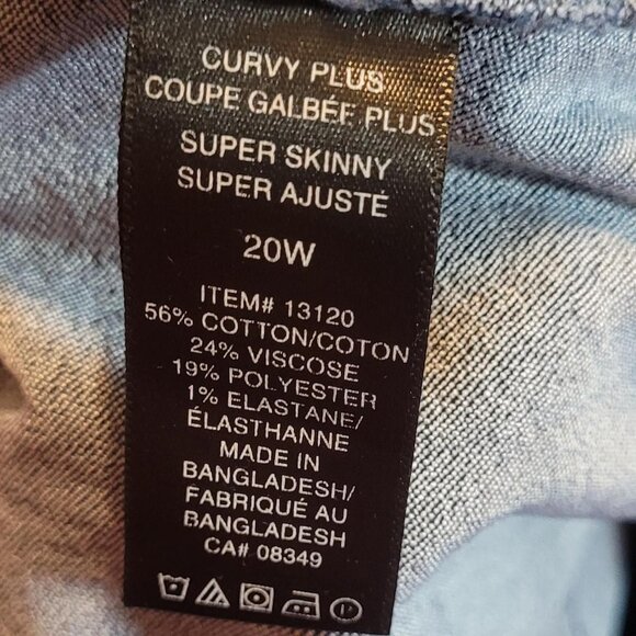 Vintage Sears Curvy Plus 20W Denim Jeans - Picture 3 of 5